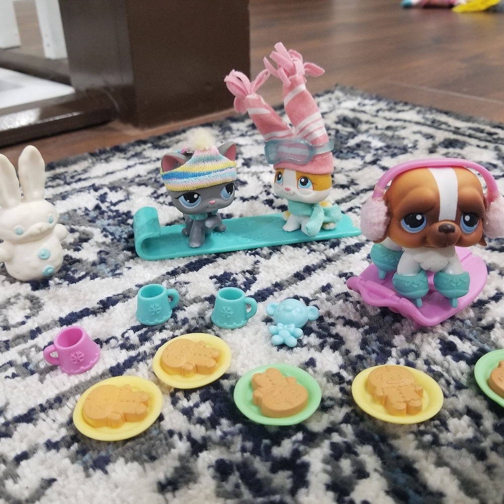 Littlest Pet Shop Winter Set, 3 Pets